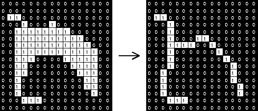 morphological operations on binary image matlab code